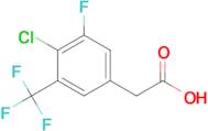 4-Chloro-3-fluoro-5-(trifluoromethyl)phenylacetic acid