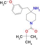 tert-Butyl 4-amino-4-(3-methoxybenzyl)piperidine-1-carboxylate