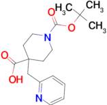 1-(tert-Butoxycarbonyl)-4-(pyridin-2-ylmethyl)piperidine-4-carboxylic acid