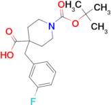 1-(tert-Butoxycarbonyl)-4-(3-fluorobenzyl)piperidine-4-carboxylic acid