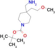 tert-Butyl 4-(aminomethyl)-4-(2-methoxyethyl)piperidine-1-carboxylate