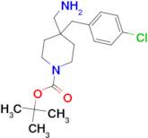 tert-Butyl 4-(aminomethyl)-4-(4-chlorobenzyl)piperidine-1-carboxylate