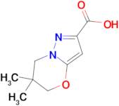6,6-Dimethyl-6,7-dihydro-5H-pyrazolo[5,1-b][1,3]oxazine-2-carboxylic acid