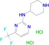 N-(Piperidin-4-yl)-4-(trifluoromethyl)pyrimidin-2-amine dihydrochloride