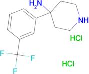 4-[3-(Trifluoromethyl)phenyl]piperidin-4-amine dihydrochloride