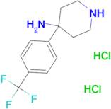 4-[4-(Trifluoromethyl)phenyl]piperidin-4-amine dihydrochloride