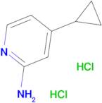 4-Cyclopropylpyridin-2-amine dihydrochloride