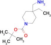 tert-Butyl 4-(aminomethyl)-4-ethylpiperidine-1-carboxylate