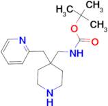 tert-Butyl {[4-(pyridin-2-ylmethyl)piperidin-4-yl]methyl}carbamate