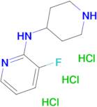 3-Fluoro-N-(piperidin-4-yl)pyridin-2-amine trihydrochloride