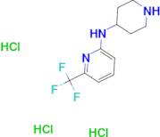 N-(Piperidin-4-yl)-6-(trifluoromethyl)pyridin-2-amine trihydrochloride