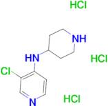 3-Chloro-N-(piperidin-4-yl)pyridin-4-amine trihydrochloride