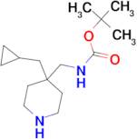 tert-Butyl [4-(cyclopropylmethyl)piperidin-4-yl]methylcarbamate