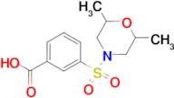 3-(2,6-Dimethyl-morpholine-4-sulfonyl)-benzoic acid