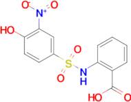 2-[(4-Hydroxy-3-nitrophenyl)sulfonamido]benzoic acid