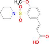 3-[4-Methoxy-3-(piperidine-1-sulfonyl)-phenyl]-acrylic acid
