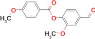 4-Methoxy-benzoic acid 4-formyl-2-methoxy-phenyl ester