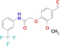 2-(4-Formyl-2-methoxyphenoxy)-N-[3-(trifluoromethyl)phenyl]acetamide