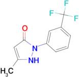 5-Methyl-2-(3-trifluoromethyl-phenyl)-2,4-dihydro-pyrazol-3-one