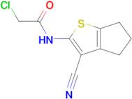 2-Chloro-N-(3-cyano-5,6-dihydro-4H-cyclopenta[b]thiophen-2-yl)-acetamide