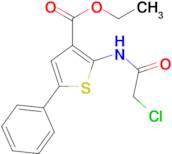 2-(2-Chloro-acetylamino)-5-phenyl-thiophene-3-carboxylic acid ethyl ester