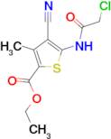 5-(2-Chloro-acetylamino)-4-cyano-3-methyl-thiophene-2-carboxylic acid ethyl ester