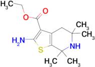 2-Amino-5,5,7,7-tetramethyl-4,5,6,7-tetrahydro-thieno[2,3-c]pyridine-3-carboxylic acid ethyl ester