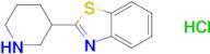 2-piperidin-3-yl-1,3-benzothiazole hydrochloride