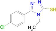 5-(4-Chloro-phenyl)-4-ethyl-4H-[1,2,4]triazole-3-thiol