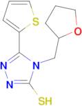 4-(Tetrahydro-furan-2-ylmethyl)-5-thiophen-2-yl-4H-[1,2,4]triazole-3-thiol