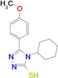 4-Cyclohexyl-5-(4-methoxy-phenyl)-4H-[1,2,4]triazole-3-thiol