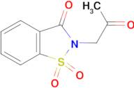 1,1-Dioxo-2-(2-oxo-propyl)-1,2-dihydro-1lambda*6*-benzo[d]isothiazol-3-one