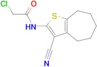 2-Chloro-N-(3-cyano-5,6,7,8-tetrahydro-4H-cyclohepta[b]thiophen-2-yl)-acetamide