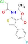 2-(2-Chloro-acetylamino)-4-(4-fluoro-phenyl)-thiophene-3-carboxylic acid ethyl ester