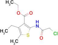 2-(2-Chloro-acetylamino)-4-ethyl-5-methyl-thiophene-3-carboxylic acid ethyl ester