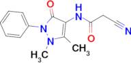 2-Cyano-N-(1,5-dimethyl-3-oxo-2-phenyl-2,3-dihydro-1H-pyrazol-4-yl)-acetamide