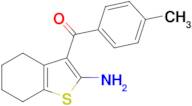 (2-Amino-4,5,6,7-tetrahydro-benzo[b]thiophen-3-yl)-p-tolyl-methanone