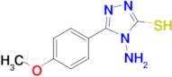 4-Amino-5-(4-methoxy-phenyl)-4H-[1,2,4]triazole-3-thiol