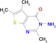 3-Amino-2,5,6-trimethyl-3H-thieno[2,3-d]pyrimidin-4-one