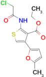 2-(2-Chloro-acetylamino)-4-(5-methyl-furan-2-yl)-thiophene-3-carboxylic acid ethyl ester