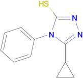 5-Cyclopropyl-4-phenyl-4H-[1,2,4]triazole-3-thiol