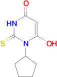 1-Cyclopentyl-6-hydroxy-2-thioxo-2,3-dihydro-1H-pyrimidin-4-one