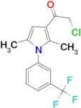 2-Chloro-1-[2,5-dimethyl-1-(3-trifluoromethyl-phenyl)-1H-pyrrol-3-yl]-ethanone