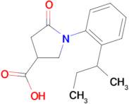 1-(2-sec-Butyl-phenyl)-5-oxo-pyrrolidine-3-carboxylic acid