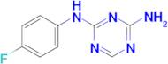 N-(4-Fluoro-phenyl)-[1,3,5]triazine-2,4-diamine