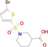 1-[(5-bromothien-2-yl)sulfonyl]piperidine-3-carboxylic acid