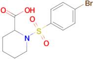 1-[(4-bromophenyl)sulfonyl]piperidine-2-carboxylic acid