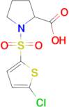 1-[(5-chlorothien-2-yl)sulfonyl]pyrrolidine-2-carboxylic acid