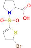 1-[(5-bromothien-2-yl)sulfonyl]pyrrolidine-2-carboxylic acid