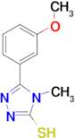 5-(3-methoxyphenyl)-4-methyl-4H-1,2,4-triazole-3-thiol